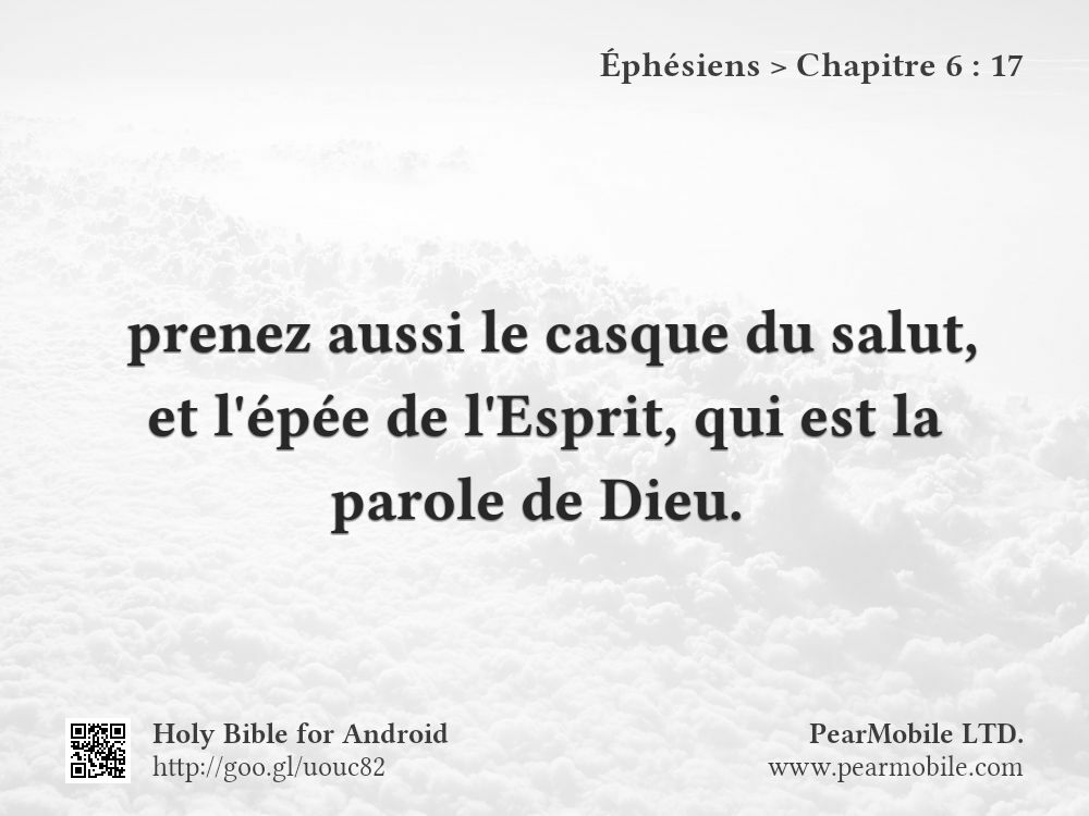 Éphésiens, Chapitre 6:17